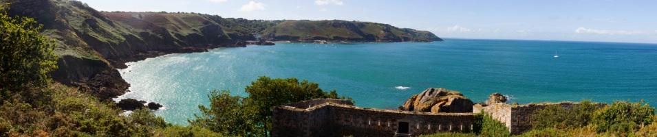 Scenic View from the North Coast of Jersey